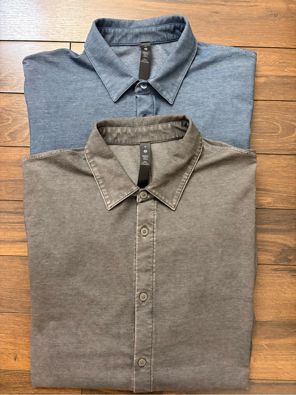 2 Lululemon Commission Long-Sleeve Shirts